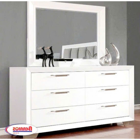 AC7303A-DM - Lifestyle : Tủ Ngang 06 Ngăn Kéo Và Khung Gương